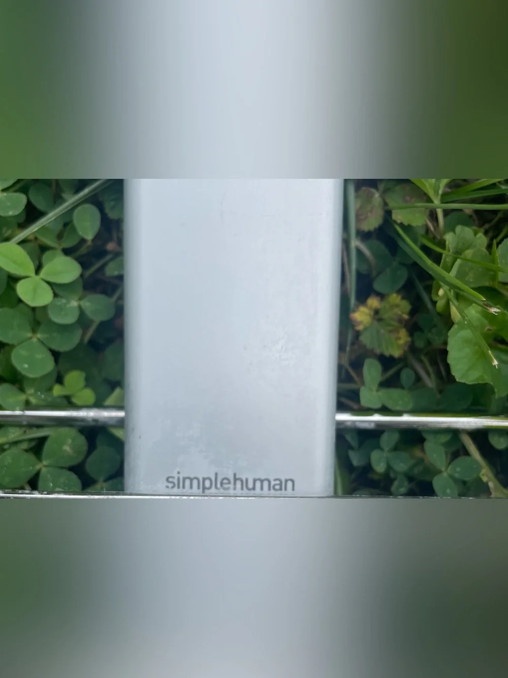 Simplehuman Silver and Gray Two-Tier Adjustable Shower Caddy